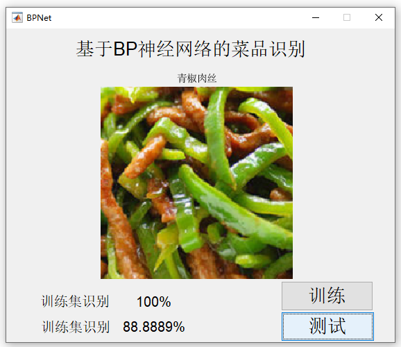 【B329】基于Matlab BP神经网络的菜品识别 【B329】基于Matlab BP神经网络的菜品识别