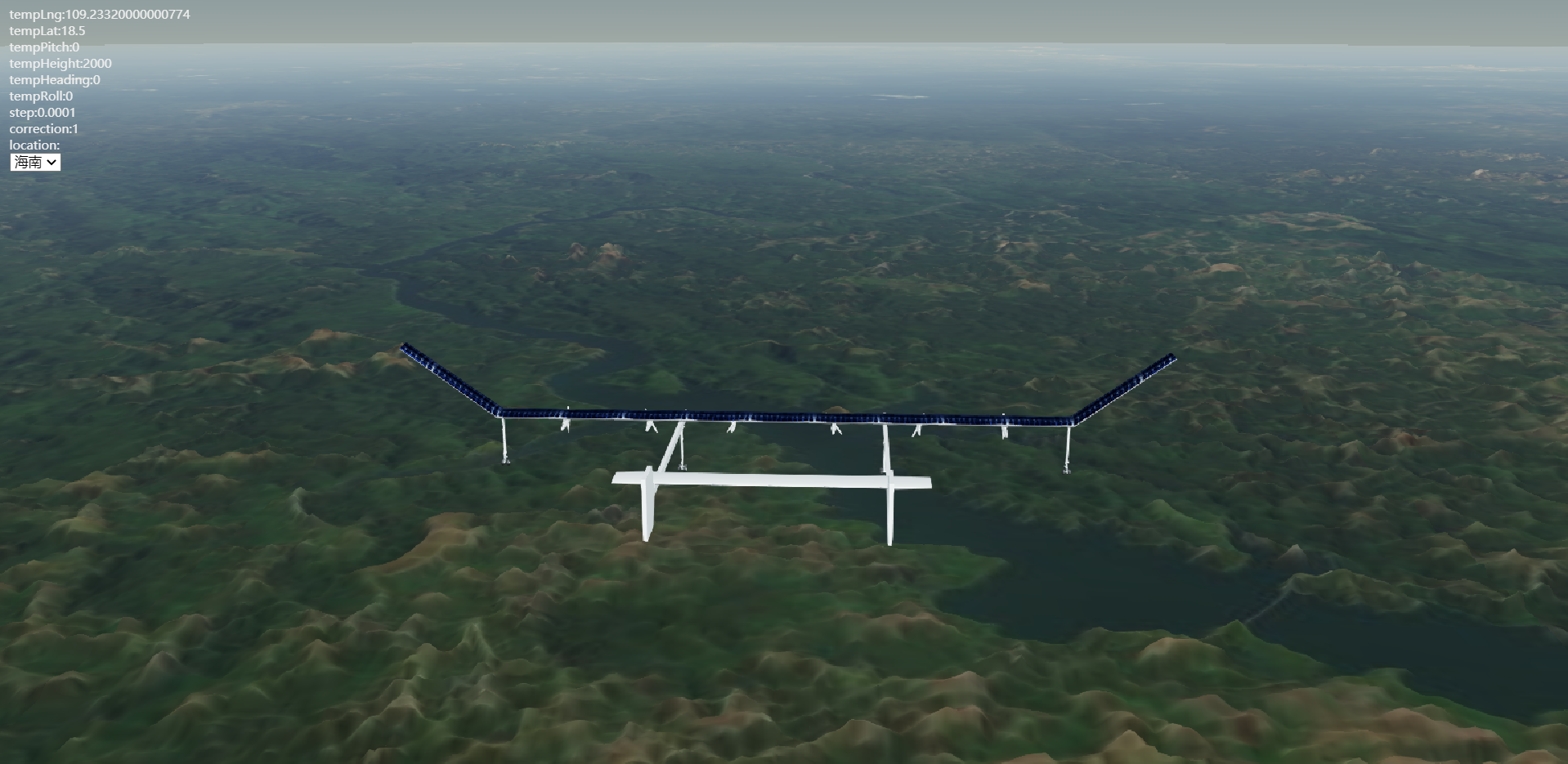 【E475】基于Cesium的无人机飞行模拟