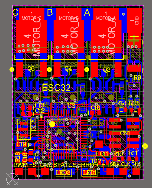 【E1306】STM32无刷电调全套开发资料(源码+原理图+PCB+文档)