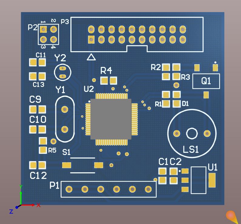 【P581】STM32蜂鸣器应用电路原理图PCB设计