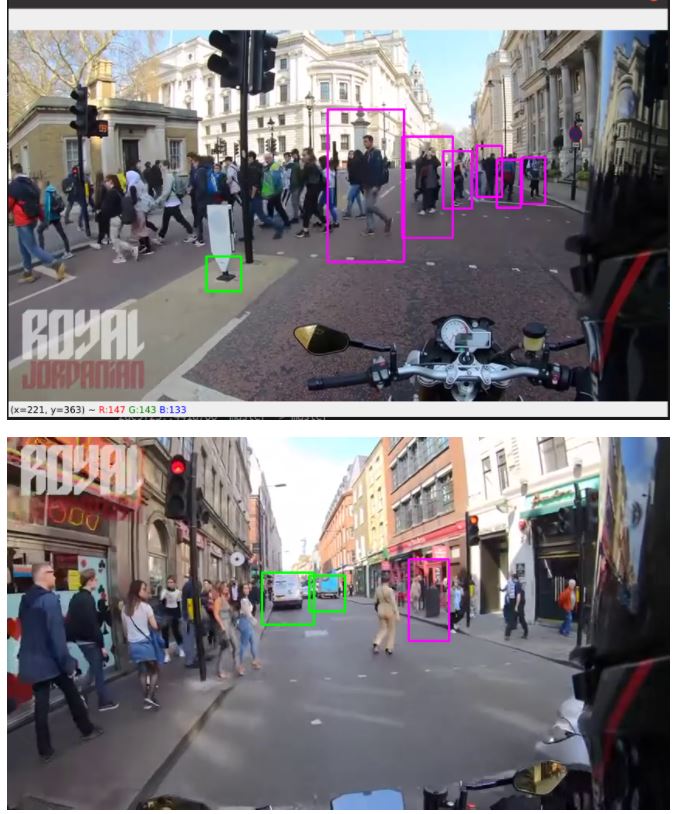 【G221】基于Python+OpenCV的人工智能汽车和行人跟踪