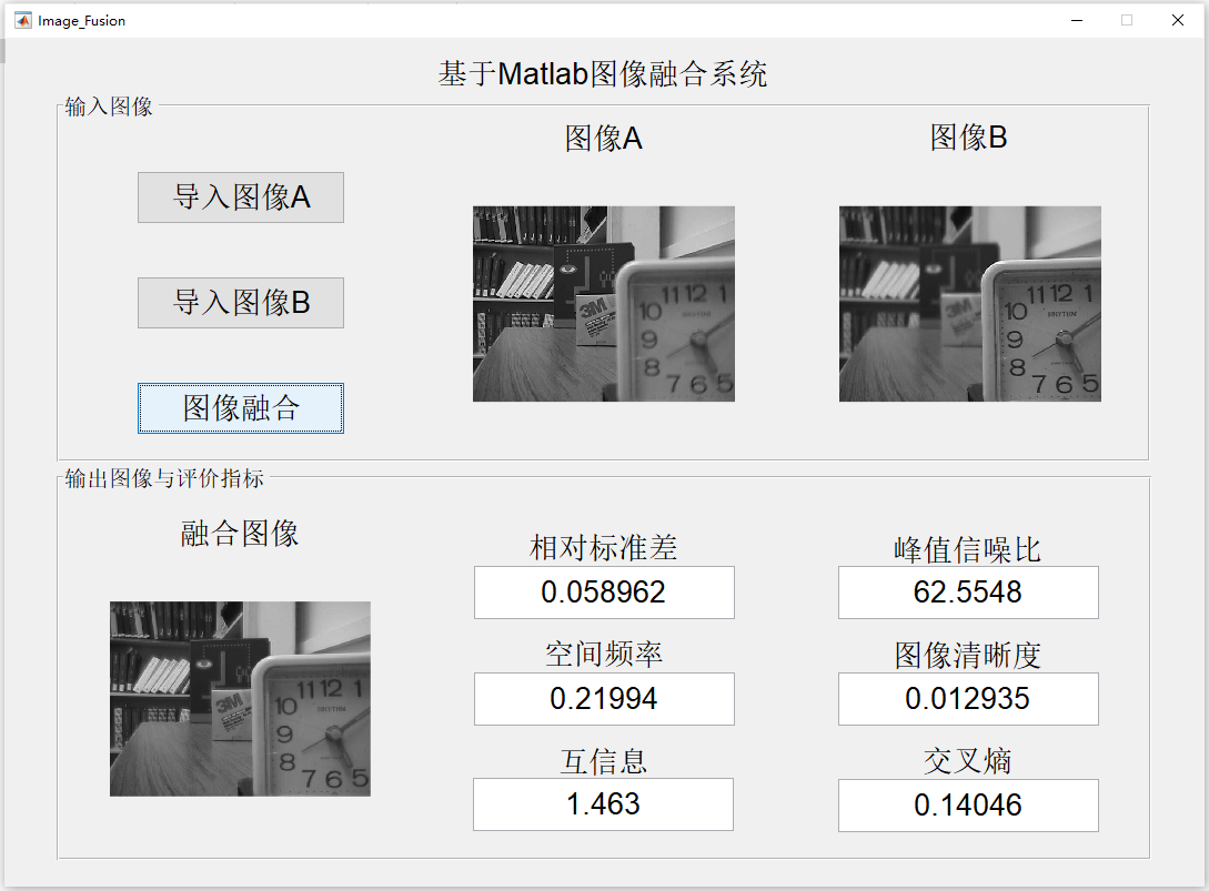 【B343】基于Matlab的图像融合系统(GUI界面) 【B343】基于Matlab的图像融合系统(GUI界面)
