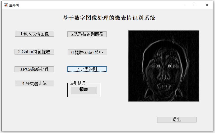 【G115】基于Matlab数字图像处理微表情情绪识别系统