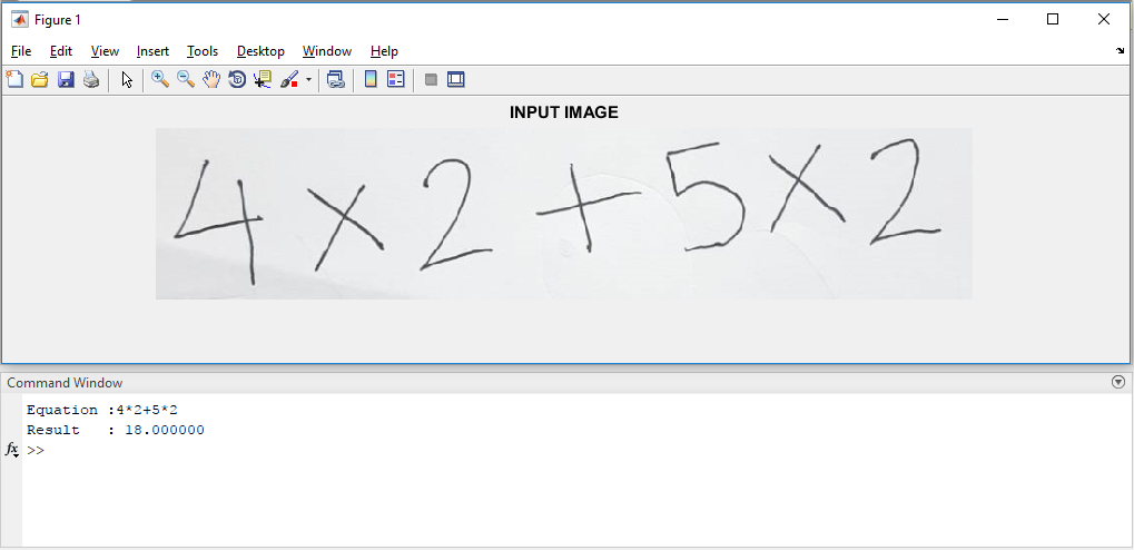 【B416】基于Matlab的脱机手写数学表达式的光学字符识别