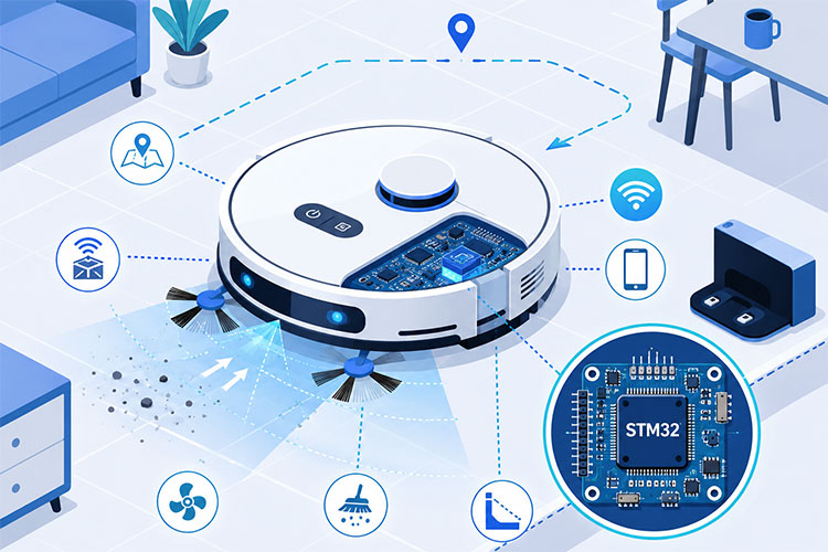 项目文档：基于STM32的智能扫地机器人设计与实现